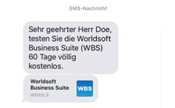 SMS Versenden mit WBS